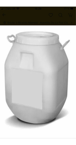 Tacho Tambor Cuñete 50 Litros Doble Agarre Con Tapa A Rosca (Usado)