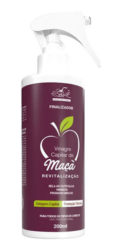 Leave-in Livin Finalizador Belkit Vinagre De Maçã 200 Ml