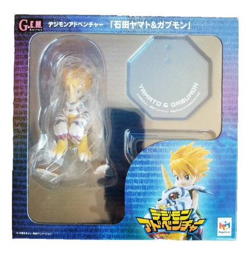 Figura Anime Digimon: Yamato Ishida & Gabumon. Megahouse