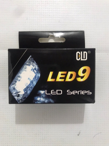 Bombillo T10 Cld 9led 12v Color: Rojo 