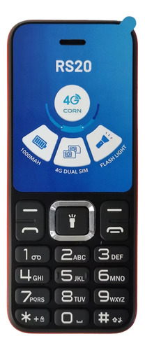 Celular Clásico Linterna Radio Fm Juegos Mp4 Botones Grandes