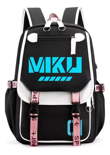 Hatsune Miku Mochila For Adolescente Hombre Y Mujer