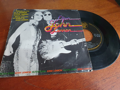 John Lennon & Elton John - Single 7 Pulgadas Impor España 81 (Usado)