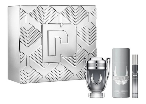 Perfume Hombre Paco Rabanne Invictus Platinum Edp 100ml Set 