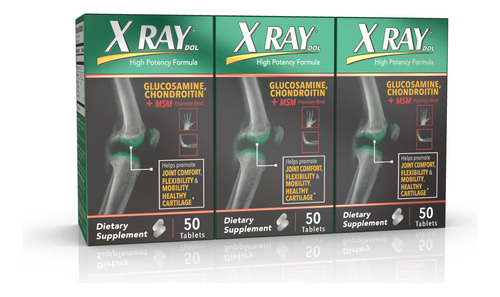 Xray Dol Triple Action, Suplemento Para La Salud De Las Arti