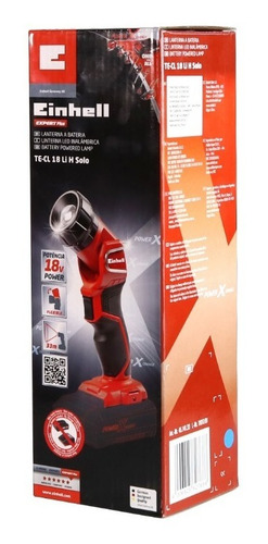 Imagen 4 de 10 de Lampara Linterna Inalambrica 18v Sin Bateria Einhell Luz Led 280 Lm Te-cl 18 Li H Solo Volt Hogar Camping Construcciones
