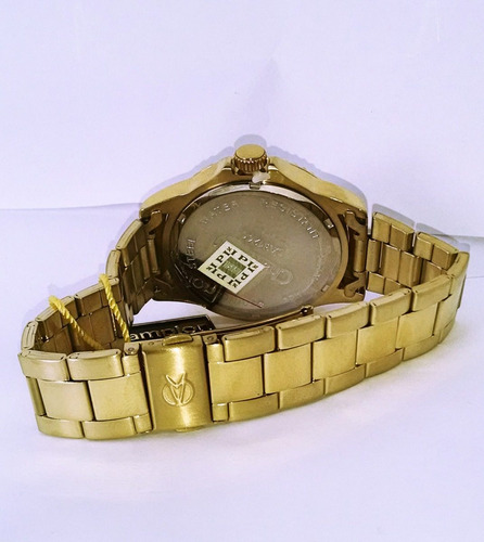 Relogio Masculino Champion Dourado De Vitrine Ca31266h