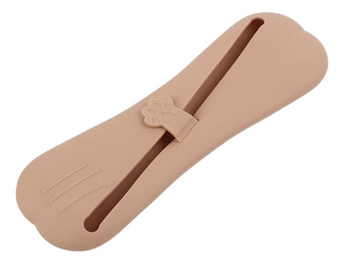 Soporte Silicona Para Brochas De Maquillaje Con Correas Anti