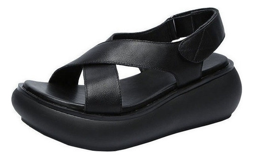 Sandalias De Plataforma Wedge Lady Flats