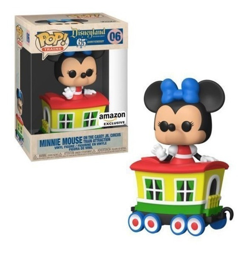 Funko Pop Minnie Mouse On The Casey Jr. Circus Train Attract