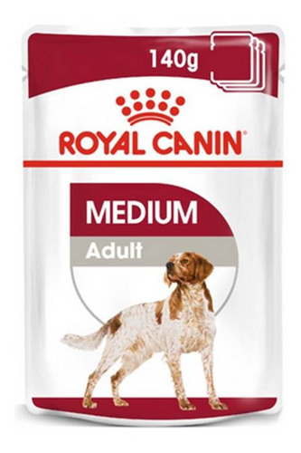Alimento Humedo Perro Pouch Royal Canin Medium Ad 140gr. Np