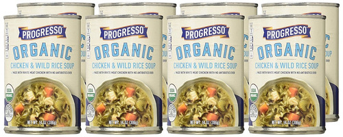 Progreso Pollo Orgánico Y Arroz Salvaje Sopa Puede, De 14 On