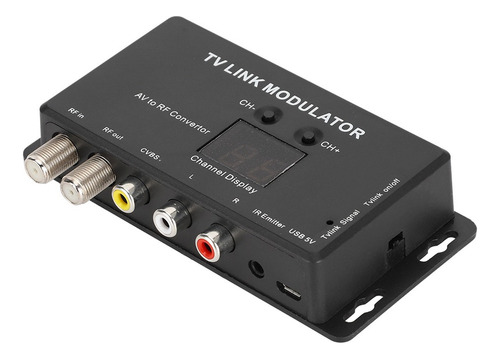 Tm70 Uhf Tv Link Modulador Convertidor Av A Rf Extensor Ir