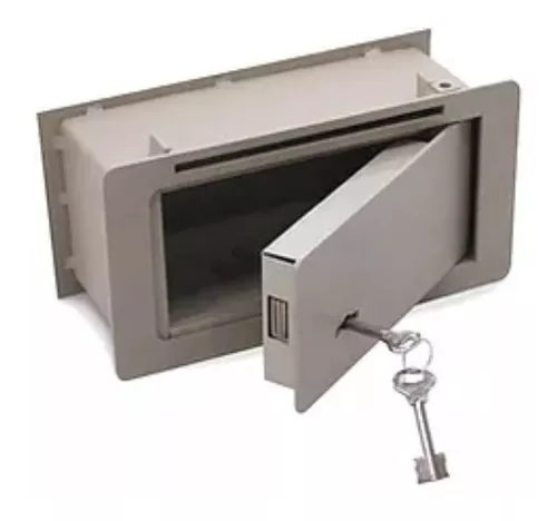 Caja Fuerte Con Llave De Seguridad Para Empotrar 13x25x9,7cm