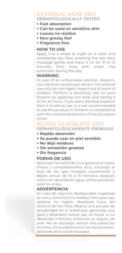 Simply Solution · Acido Glicólico 20% Suero Facial Momento De Aplicación Noche Tipo De Piel Todo Tipo De Piel