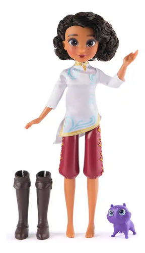 Muñeca Elian 24 Cm! C/mascota Botas Articulada! + Packaging