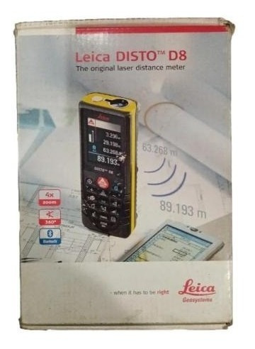 Medidor Laser Leica Hasta 200mts Con Bluetooth Disto D8