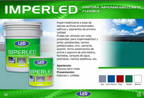 Pintura Impermeabilizante Manto Flex Imperled