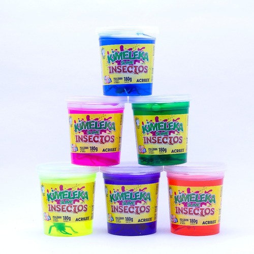Kimeleka Slime Insectos Acrilex 180g
