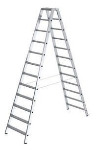 Escalera Tipo Tijera De 12 Peldaños Aluminio
