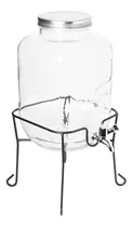 Comprar Frasco Dispenser Con Canilla 5 Litros Vidrio Limonada Jugos
