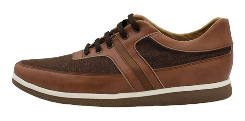 Imagen 5 de 8 de Zapato Casual Calzado Trabajo Cafe Original Hombre A51