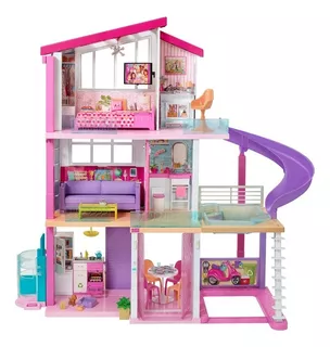 Barbie Mega Casa De Los Sueños 2019 - Barbie 360 Color Rosa