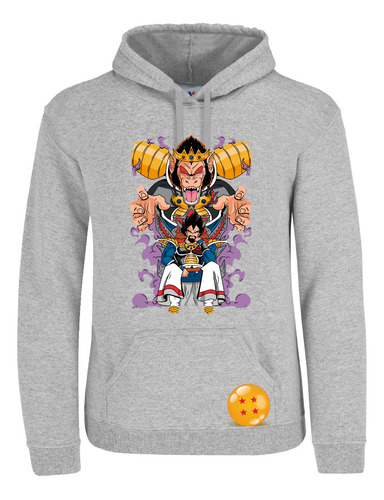 Sudadera Dragon Ball Z Rey Vegueta