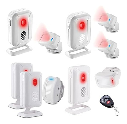 Detector De Sensor De Movimiento Inalámbrico, Alerta De Segu