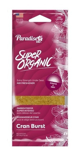 Ambientador Super Organic Cranberry 46gr