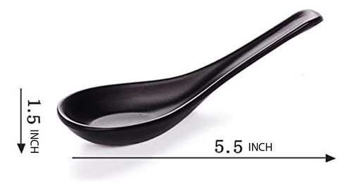 Happy Sales Hssp-mblkp6, Soba De Melamina, Cucharas De Ar...