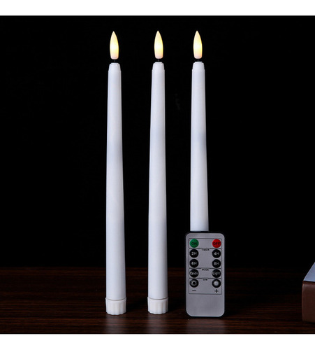Lámpara Led Swing Flame Con Forma De Vela Larga Simulada, 12