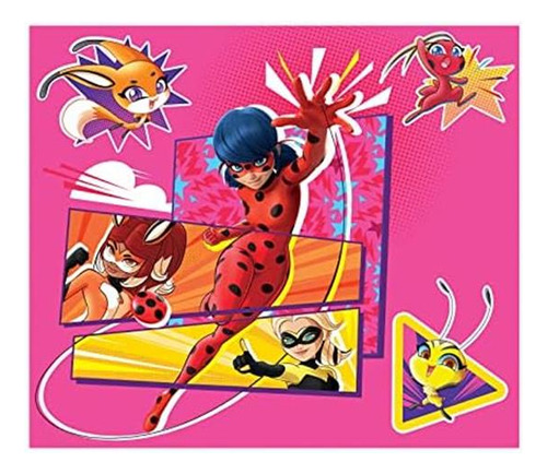 Miraculous Ladybug - Rompecabezas 3 En 1 Para Niños. Con Lad