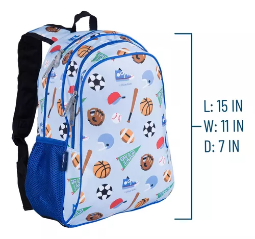 Wildkin Mochila infantil de 12 pulgadas para niños y niñas, perfecta para  guardería y preescolar, cuenta con respaldo acolchado y correa ajustable