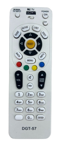 Control Remoto Genérico Para Decodificador Directv