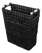 Comprar Cesto De Basura De Mimbre Coeusy, Cesto De Basura Negro Para