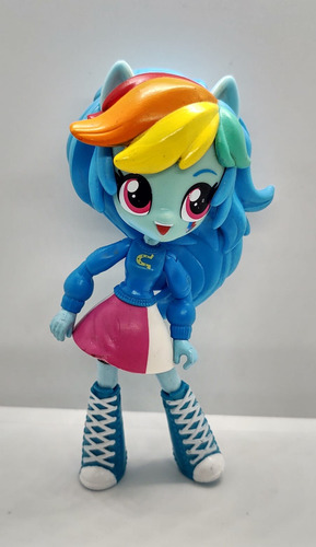 Figura De My Little Pony Rainbow Dash Porrista Mini Equest (Usado)