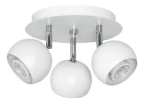 Comprar Lampara Techo Plafón 3 Spots Orientable Blanco Led Kas
