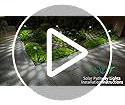 Luces Solares Impermeables Para Exteriores, Paquete De 4