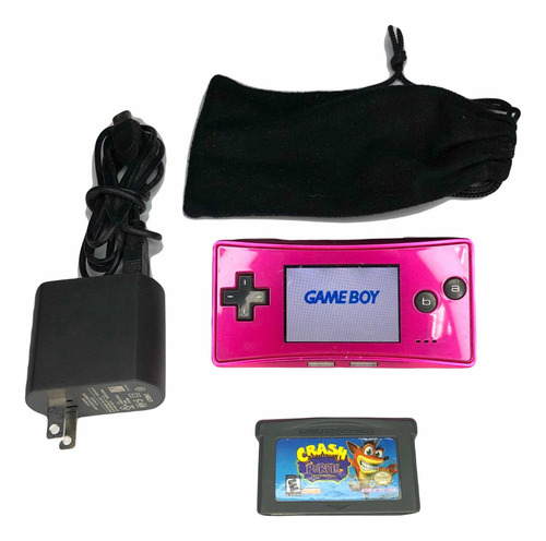 Nintendo Game Boy Micro Pink Oxy-001 + Juego + Cargador