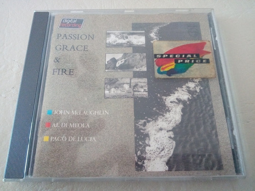 Cd Passion Grace & Fire ( Paco De Lucia. Maclaughlin 