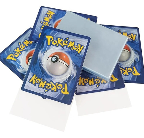 100 Fundas Protectoras Cartas Pokemon Magic Tcg 2,5''x3,5''