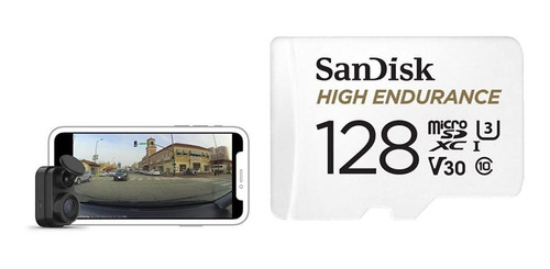 Dash Cam Mini 2 Tamaño Pequeño Sandisk 128 Gb Microsdxc