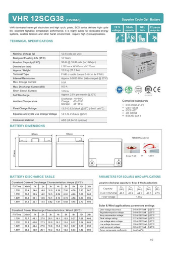 Bateria Solar 38ah 12v 38 Ah Gel Ciclo Profundo