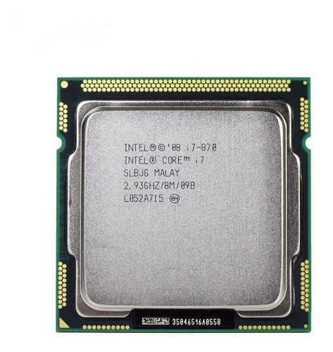 Imagem 2 de 7 de Processador I7 870 2.93ghz 8mb Sockt 1156