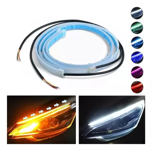 Tira Led Cajuela Auto, Stop Drl Secuencial Rgb Multicolor Tunning