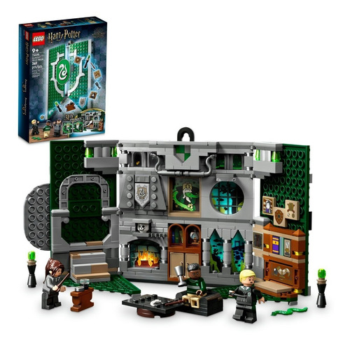 Kit Lego Harry Potter Estandarte De La Casa Slytherin 76410 Cantidad de piezas 349