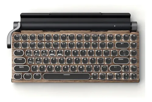 Teclado De Maquina De Escrever Retro Keyb Mecanico Sem