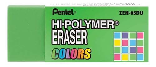 Borrador De Bloques Pentel Hi-polymer, Colores Pequeños, Sur