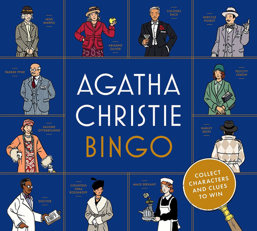 Juego De Mesa  Agatha Christie Bingo Fr80jm